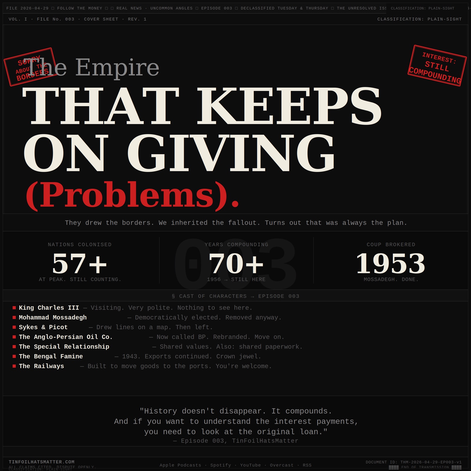 The Empire That Keeps on Giving (Problems)